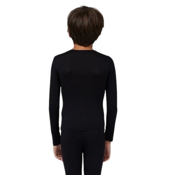 32 Degrees Lg Kids Heat Baselayer Top Long Sleeve Thermal Stretch Winter Shirt - Picture 5 of 15